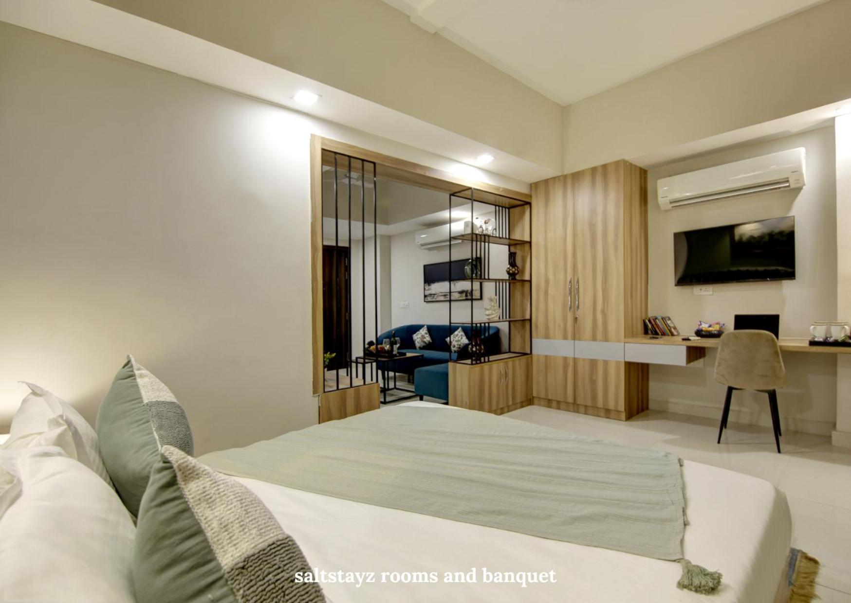 Saltstayz Premier Executive Serviced Apartment - Golf Course Extension Road Gurgaon Ngoại thất bức ảnh